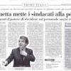 Brunetta mette i sindacati alla porta