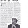 Bravi e per sempre (da ItaliaOggi)