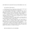 Documento su Decreto Legge n.201 del 6 Dicembre 2011