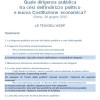 Atti Convegno – Quale dirigenza pubblica tra crisi dell’indirizzo politico e nuova Costituzione economica?