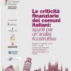 Le criticità finanziarie dei Comuni italiani: spunti per un’analisi ricostruttiva